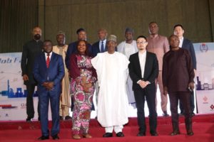 Guest speakers and other dignitaries at the career fair