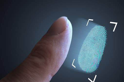 Fingerprint and thumb image