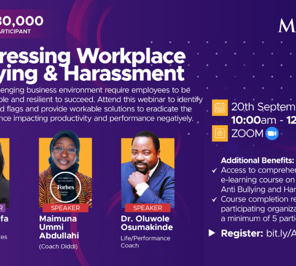 Addressing Workplace Bullying and Harassment